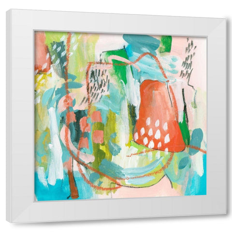 Constant Change III White Modern Wood Framed Art Print by Wang, Melissa