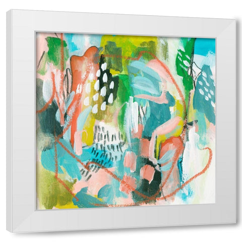 Constant Change IV White Modern Wood Framed Art Print by Wang, Melissa