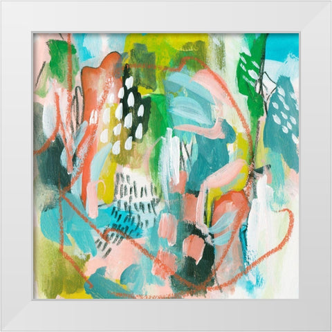 Constant Change IV White Modern Wood Framed Art Print by Wang, Melissa