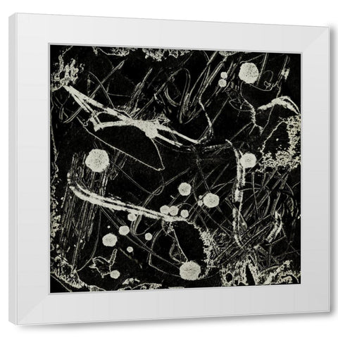 Ink Line Abstract I White Modern Wood Framed Art Print by Wang, Melissa