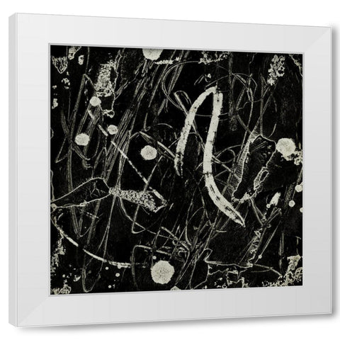 Ink Line Abstract IV White Modern Wood Framed Art Print by Wang, Melissa