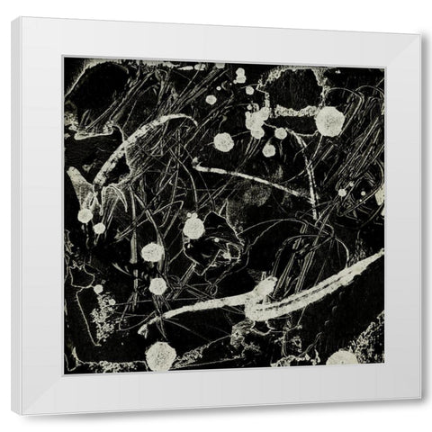 Ink Line Abstract VI White Modern Wood Framed Art Print by Wang, Melissa