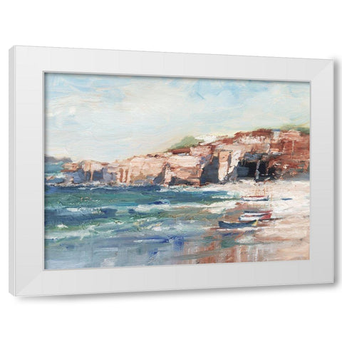 Sea Cliff Study II White Modern Wood Framed Art Print by Harper, Ethan