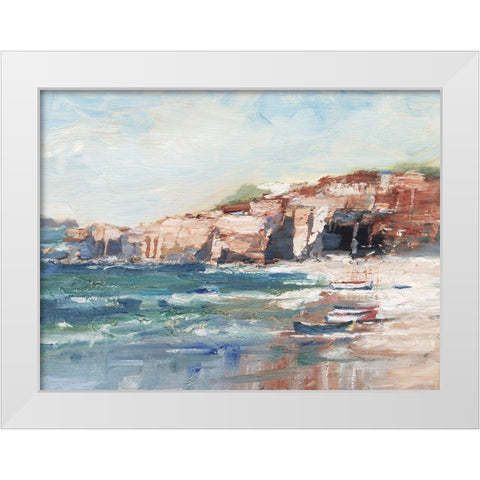 Sea Cliff Study II White Modern Wood Framed Art Print by Harper, Ethan