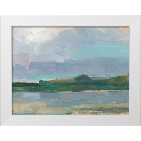 Twilight Vista Study I White Modern Wood Framed Art Print by Harper, Ethan