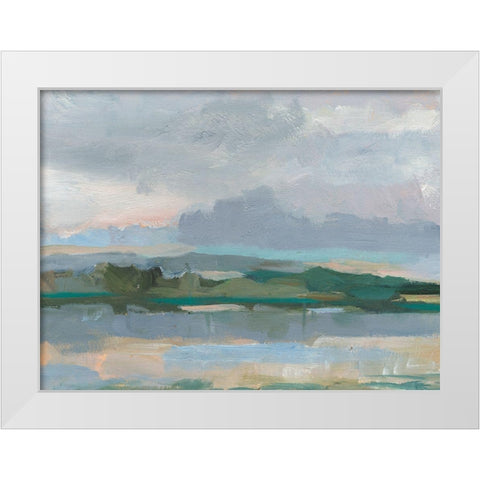 Twilight Vista Study II White Modern Wood Framed Art Print by Harper, Ethan
