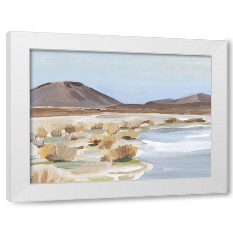 Desert Oasis Study II White Modern Wood Framed Art Print by Warren, Annie