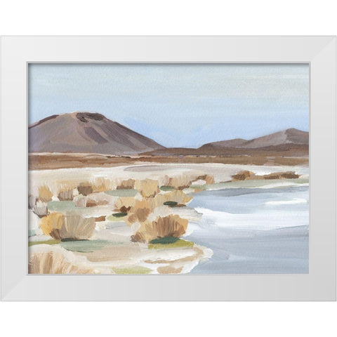 Desert Oasis Study II White Modern Wood Framed Art Print by Warren, Annie