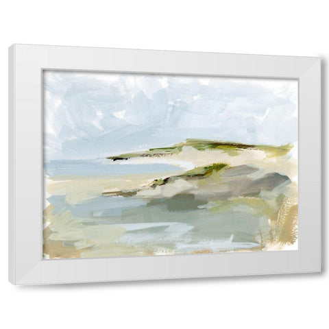 Sea Cove Impression I White Modern Wood Framed Art Print by Barnes, Victoria