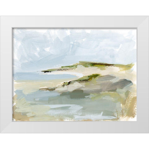 Sea Cove Impression I White Modern Wood Framed Art Print by Barnes, Victoria