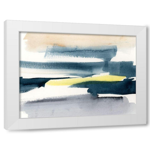 Peeking Sunshine III White Modern Wood Framed Art Print by Barnes, Victoria