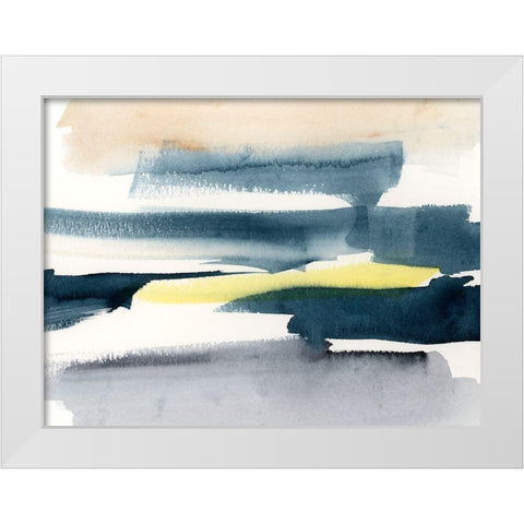 Peeking Sunshine III White Modern Wood Framed Art Print by Barnes, Victoria