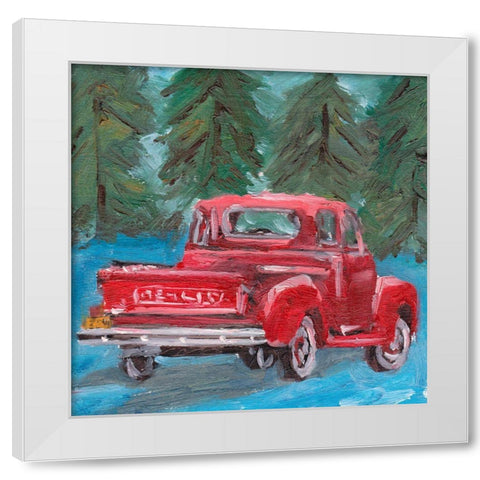 Sunburnt Truck III White Modern Wood Framed Art Print by Wang, Melissa