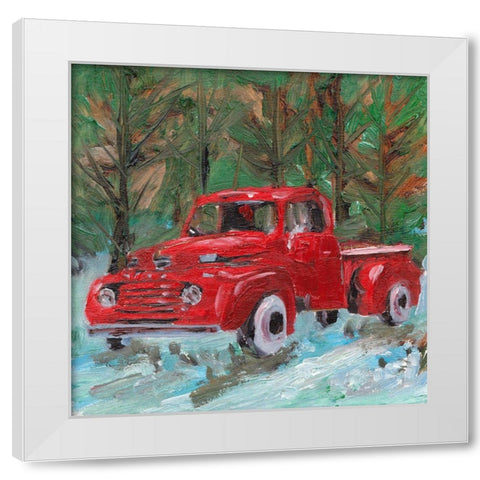 Sunburnt Truck IV White Modern Wood Framed Art Print by Wang, Melissa