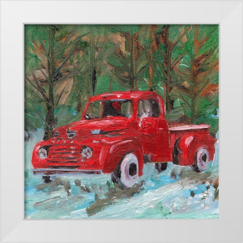 Sunburnt Truck IV White Modern Wood Framed Art Print by Wang, Melissa