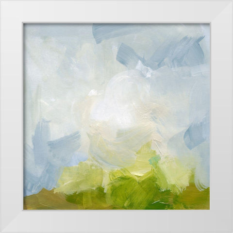 Springtide Palette II White Modern Wood Framed Art Print by Barnes, Victoria