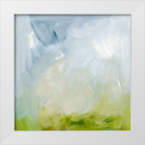 Springtide Palette III White Modern Wood Framed Art Print by Barnes, Victoria