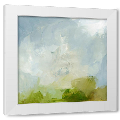 Springtide Palette IV White Modern Wood Framed Art Print by Barnes, Victoria