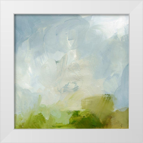 Springtide Palette IV White Modern Wood Framed Art Print by Barnes, Victoria