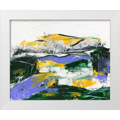 Silent Mountain I White Modern Wood Framed Art Print by Wang, Melissa