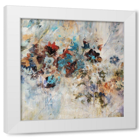 Irish Daisy White Modern Wood Framed Art Print by Maas, Jodi