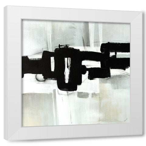 Oolong I White Modern Wood Framed Art Print by Edmunds, Sydney