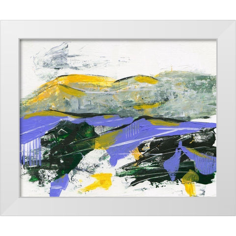 Silent Mountain IV White Modern Wood Framed Art Print by Wang, Melissa