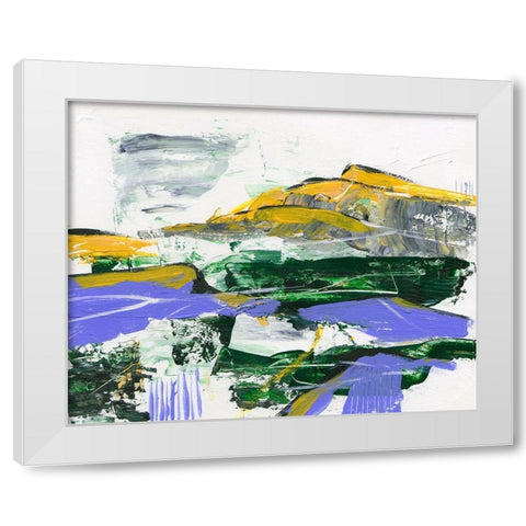 Silent Mountain VI White Modern Wood Framed Art Print by Wang, Melissa