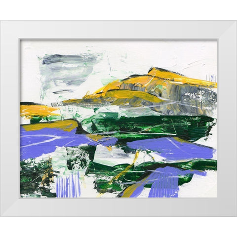 Silent Mountain VI White Modern Wood Framed Art Print by Wang, Melissa