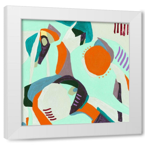 Crispy I White Modern Wood Framed Art Print by Wang, Melissa