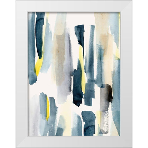 Liquid Sunshine II White Modern Wood Framed Art Print by Barnes, Victoria