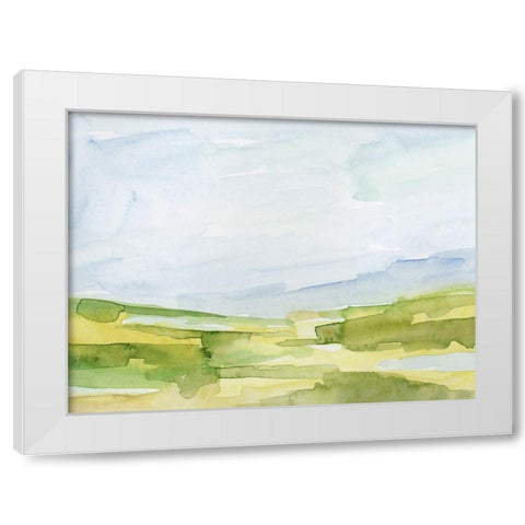 Watery Lowlands IV White Modern Wood Framed Art Print by Barnes, Victoria