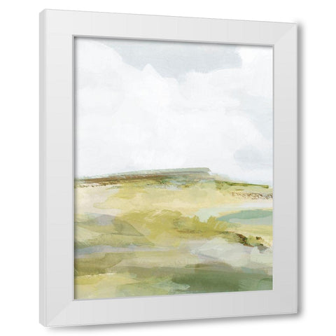 Inlet Impression I White Modern Wood Framed Art Print by Barnes, Victoria