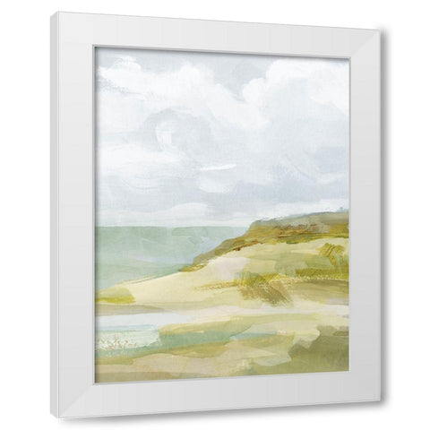 Inlet Impression II White Modern Wood Framed Art Print by Barnes, Victoria