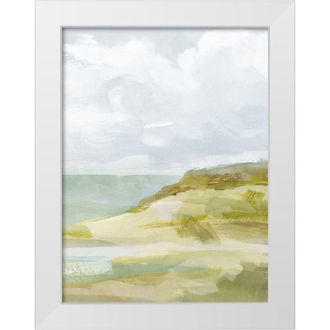 Inlet Impression II White Modern Wood Framed Art Print by Barnes, Victoria