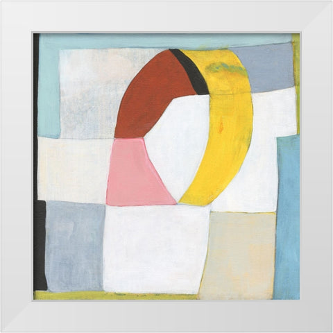 Mediterranean Abstract II White Modern Wood Framed Art Print by Fuchs, Jodi