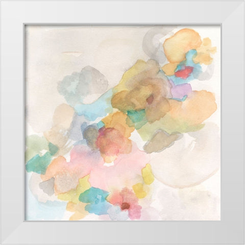Soft Bloom II White Modern Wood Framed Art Print by Fuchs, Jodi