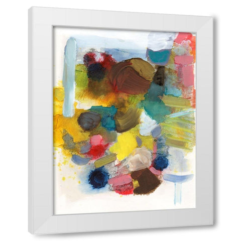 Everything at Once I White Modern Wood Framed Art Print by Fuchs, Jodi
