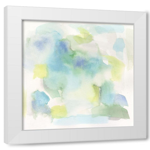 Cool Wash II White Modern Wood Framed Art Print by Fuchs, Jodi