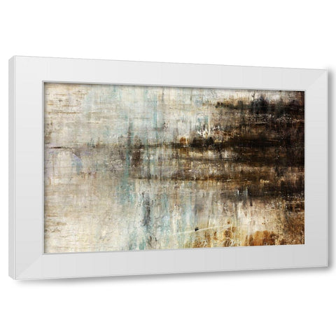 Frequency White Modern Wood Framed Art Print by Henry, Alexys