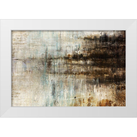 Frequency White Modern Wood Framed Art Print by Henry, Alexys