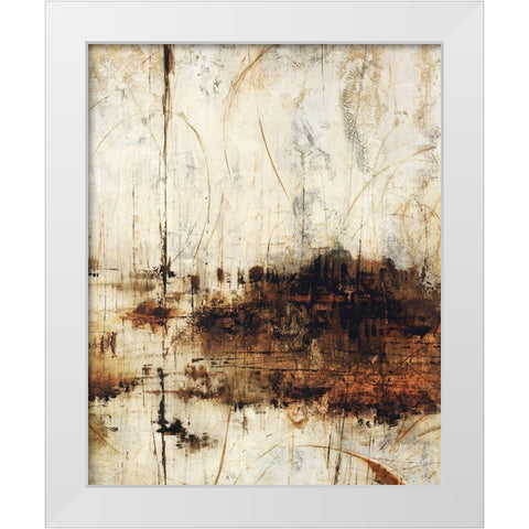 New Haven Golds White Modern Wood Framed Art Print by Schicker, Joshua