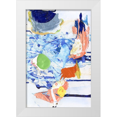 Evidence IV White Modern Wood Framed Art Print by Fuchs, Jodi