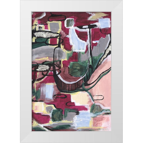 Multiple Wavelengths II White Modern Wood Framed Art Print by Willett, Michael