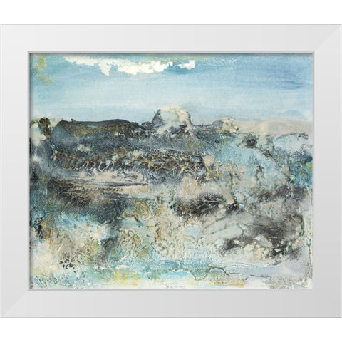 Pattern of Peace I White Modern Wood Framed Art Print by Bramma, Lila