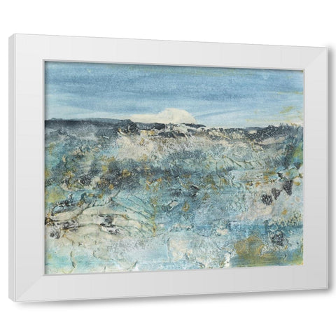 Pattern of Peace II White Modern Wood Framed Art Print by Bramma, Lila