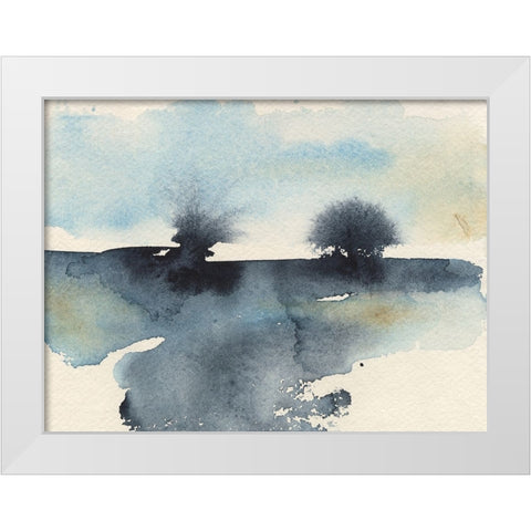 Upheval I White Modern Wood Framed Art Print by Moore, Regina