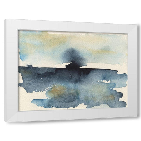 Upheval II White Modern Wood Framed Art Print by Moore, Regina