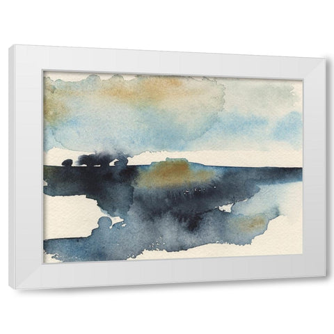 Upheval III White Modern Wood Framed Art Print by Moore, Regina