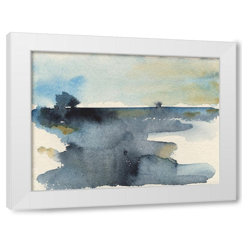 Upheval IV White Modern Wood Framed Art Print by Moore, Regina
